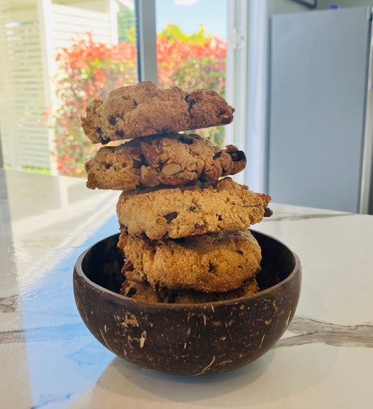 Choc Chip Roasted Almond Cookie 5 pack