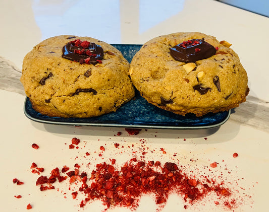 Black Raspberry Ripple Cookies