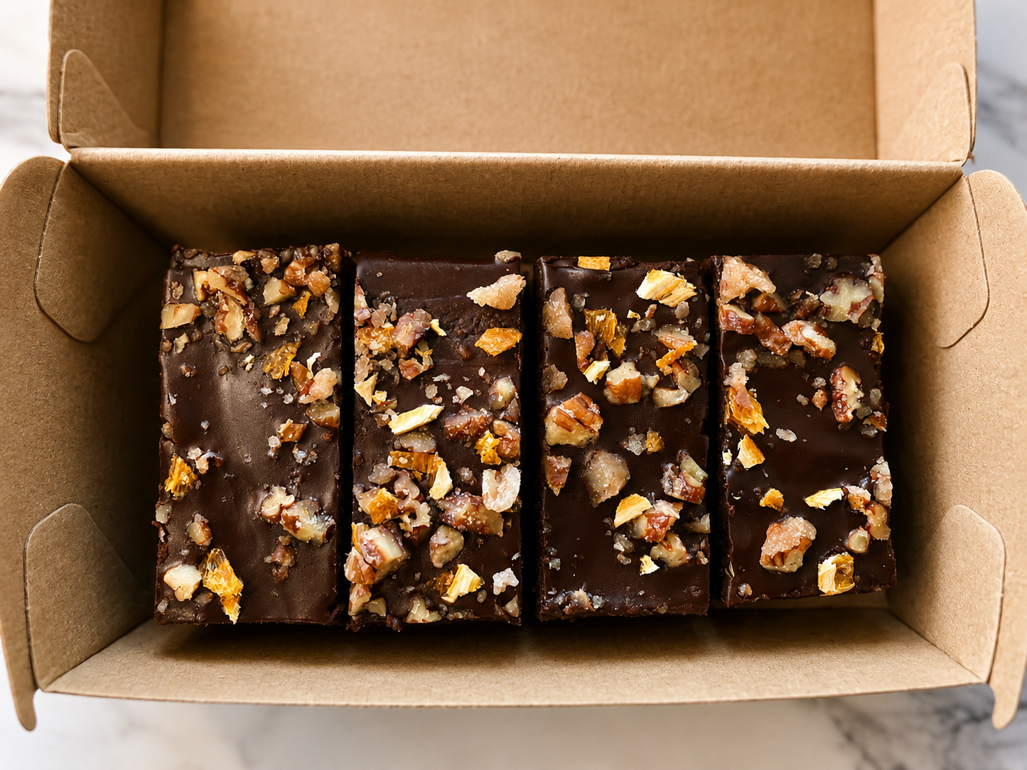 Spiced Orange Pecan Brownie Cake. 4 pack *LIMITED EDITION*