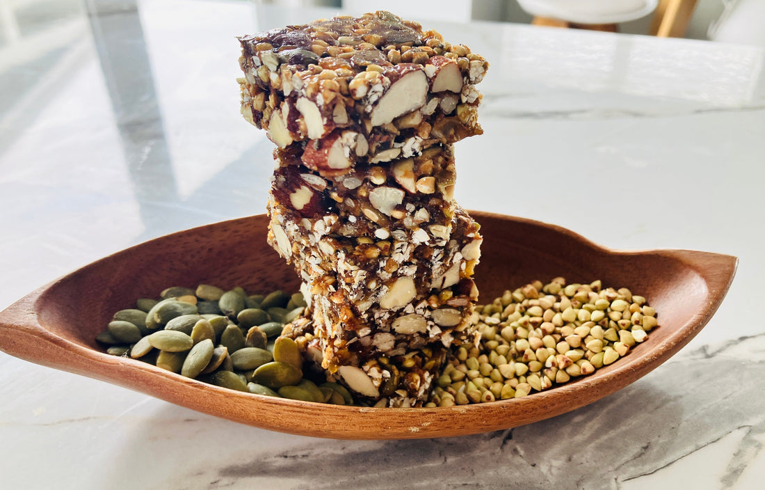 Vegan and gluten free granola bar made in New Zealand