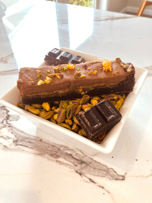 Pistachio Cream Choc Brownie bar 3 pack